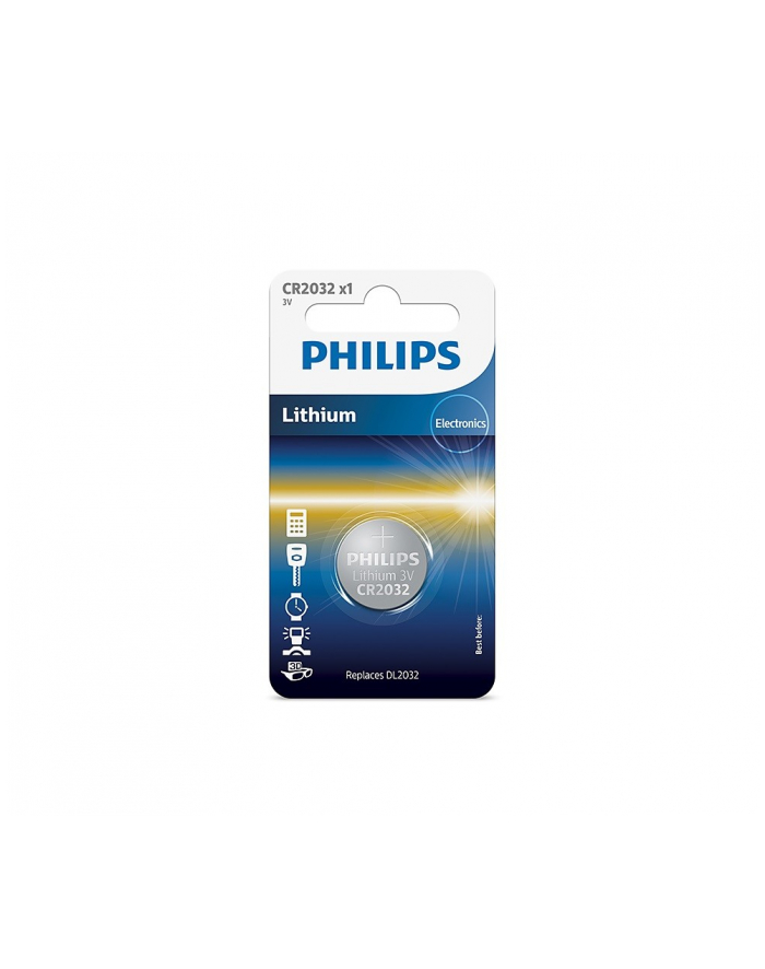 philips Bateria Lithium 3.0V coin 1szt. blister (20.0 x 3.2) CR2032 główny