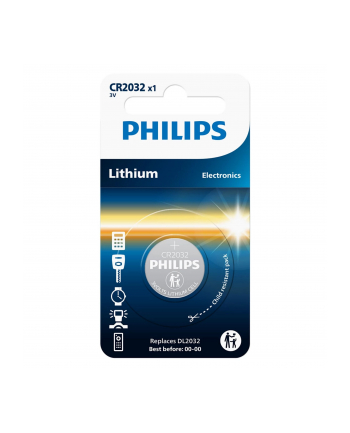 philips Bateria Lithium 3.0V coin 1szt. blister (20.0 x 3.2) CR2032