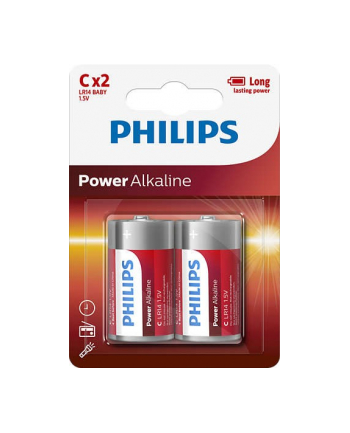 philips Baterie Power Alkaline C 2szt. blister