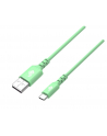 tb Kabel USB-USB C 2m silikonowy zielony Quick Charge - nr 1