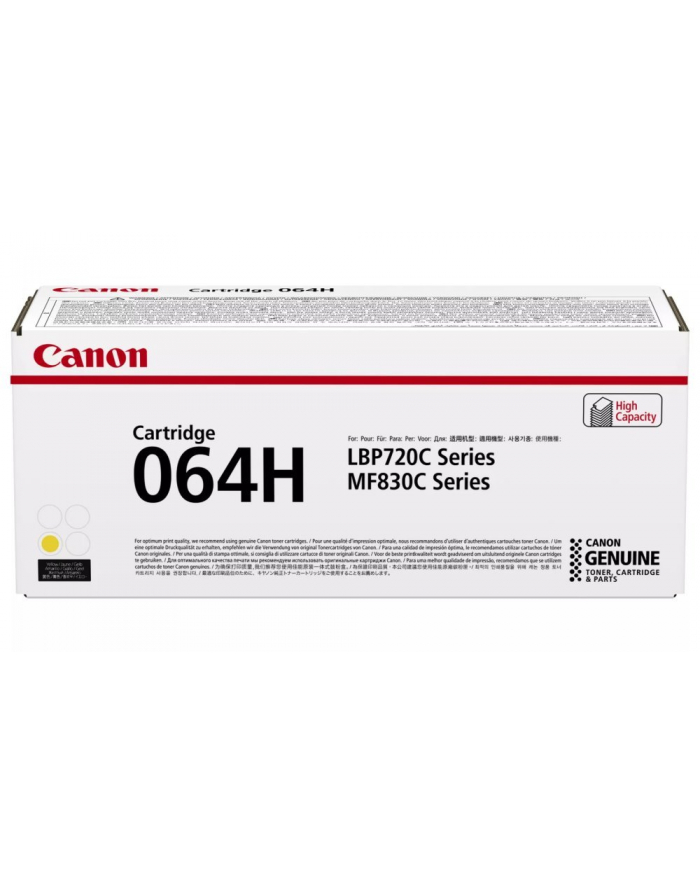 canon Toner CLBP 064H 4932C001 żółty główny