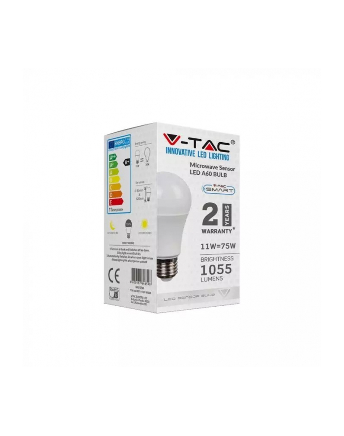 v-tac Żarówka LED Smart E27 11W A60 3000K 1055lm główny