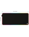 aukey KM-P7 RGB XXL gamingowa podkładka pod mysz i klawiaturę | 900x400x4mm | wodoodporna | gumowany spód | aplikacja G-aim Control Center - nr 5