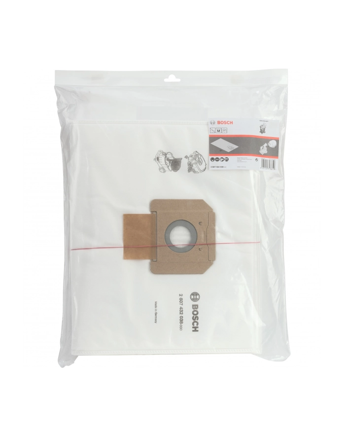 bosch powertools Bosch 5 pc. Fleece filter bags GAS 55 - 2607432038 główny
