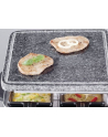 Severin Raclette Kolor: CZARNY - 1/2 natural stone, 1/2 grill plate - nr 5