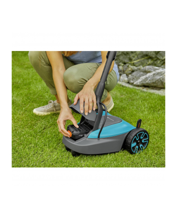 GARD-ENA Cordless Lawnmower HandyMower 22 / 18V P4A, Ready-To-Use Set - 14620-20