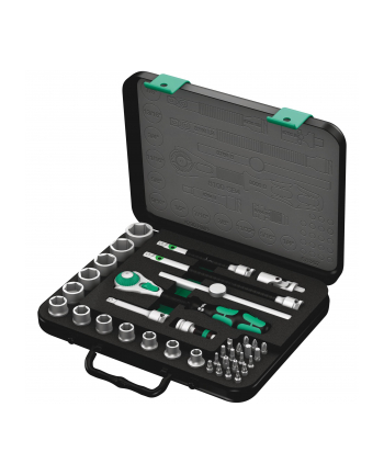 Wera 8100 SB 4 Zyklop Speed ??ratchet set - 3/8  drive, inches