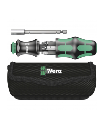 Wera Kraftform Kompakt 28 B - Combination screwdriver with 6 bits with pocket