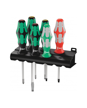 Wera 334/368/6 Rack - Screwdriver set