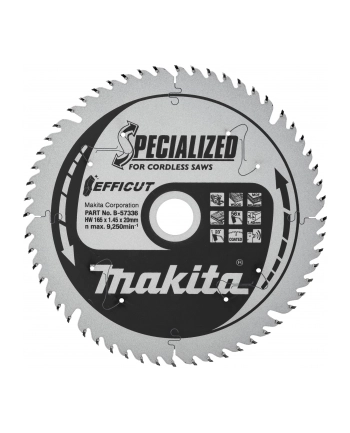Makita saw blade EFFICUT 165mm 56Z - B-57336