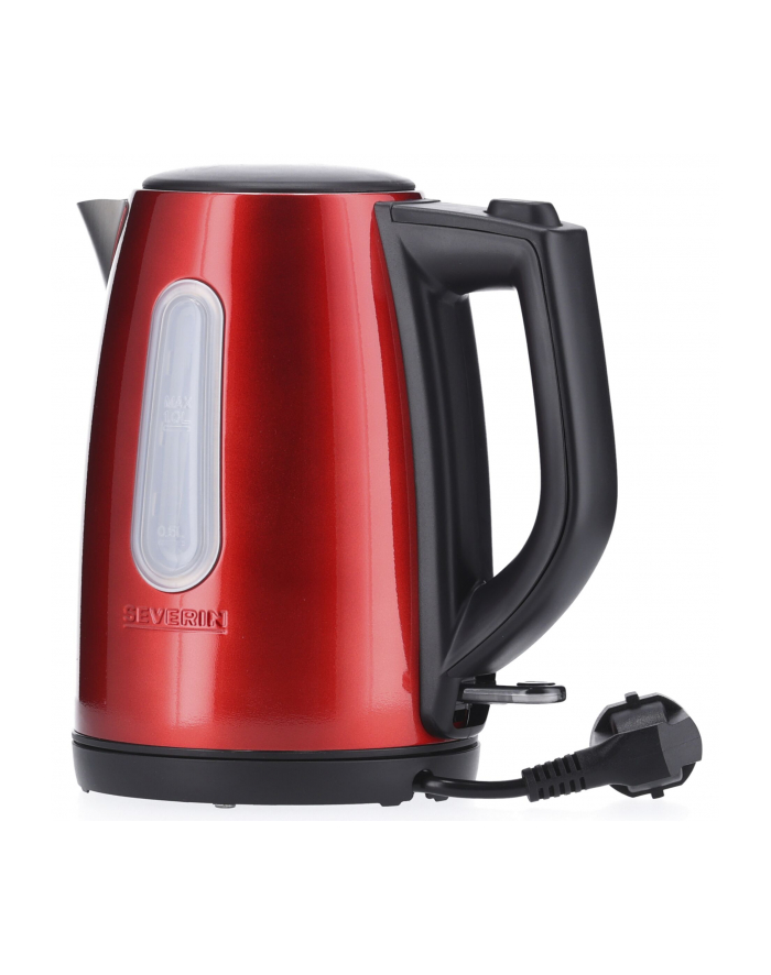 Severin kettle WK3417 1.0L - brushed stainless steel-Kolor: CZARNY / red-metal główny