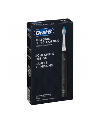 Braun Oral-B brush head Pulsonic Slim Clean Kolor: CZARNY - 2000