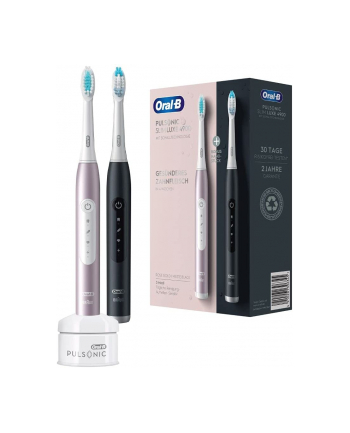 Braun Oral-B toothbrush Pulsonic Slim 4900 rose - Luxe 4900 Kolor: CZARNY / rose gold with 2nd handpiece