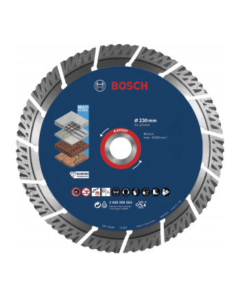 bosch powertools Bosch MultiMat DIA TS 230x22.23x2.4x15mm - 2608900663 EXPERT RANGE