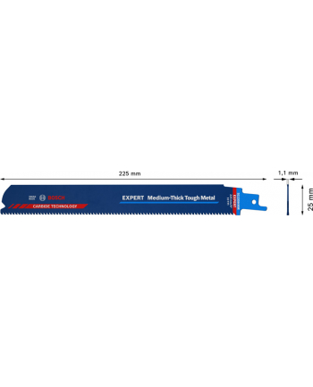 bosch powertools Bosch saber saw blade S1155HHM 3pcs - 2608900375 EXPERT RANGE