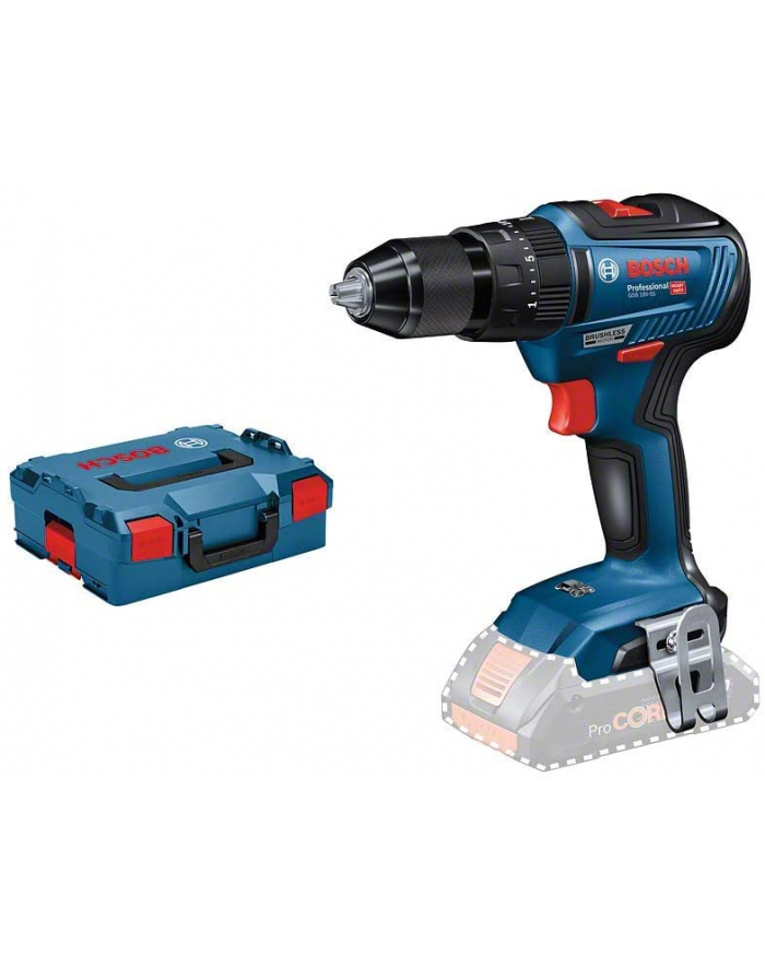 bosch powertools Bosch Cordless hammer drill 18V-55 solo (L) - 06019H5303 główny