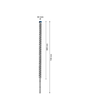 bosch powertools Bosch hammer drill bit SDS max-8X 32x600x720mm - 2608900256 EXPERT RANGE nr 2