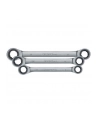 Gedore Red double ring ratchet wrench set 6 pieces - SW8-19mm 3300898 - nr 3