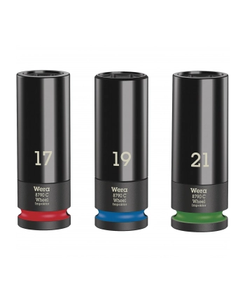 Wera Wheel Impaktor C Set 1 - Socket set, 1/2 drive