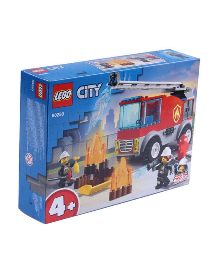 LEGO CITY 4+ Wóz strażacki z drabiną 60280 główny