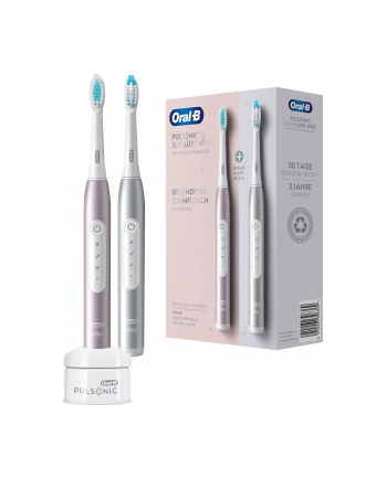 Braun Oral-B toothbrush Pulsonic Slim 4900 rose / - Luxe 4900 platinum / rose-gold with 2nd hands.