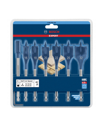 bosch powertools Bosch Expert Self Cut Speed ??flat drill bit set, 7 pieces, ? 16 - 32mm