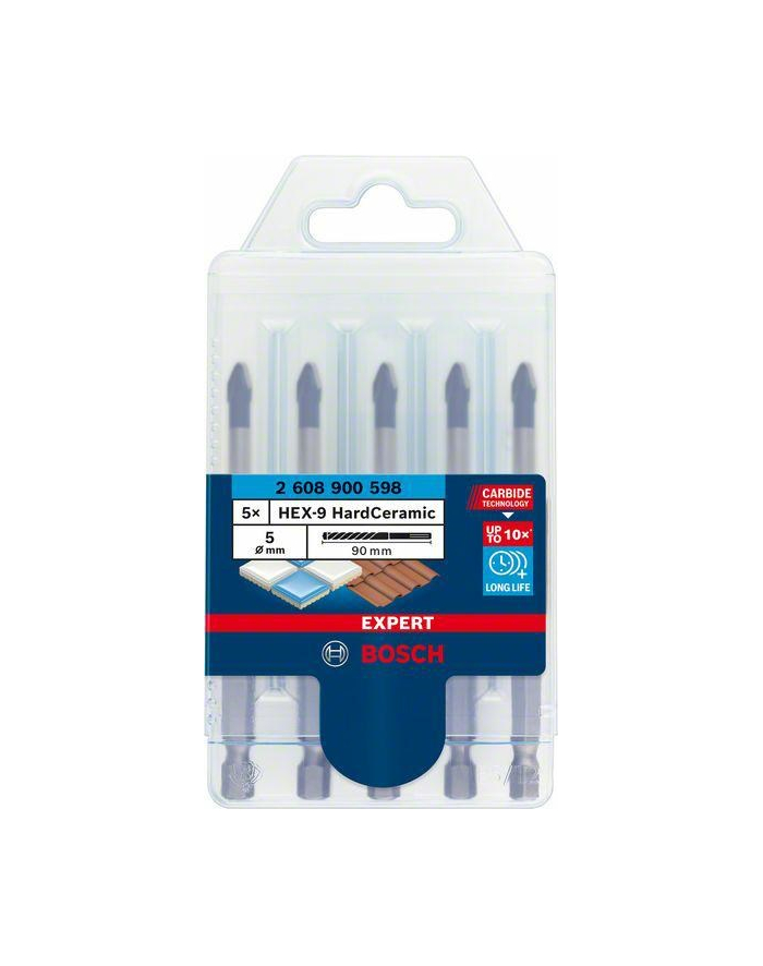 bosch powertools Bosch Expert HEX-9 HardCeramic roof tile drill set, ? 5mm główny