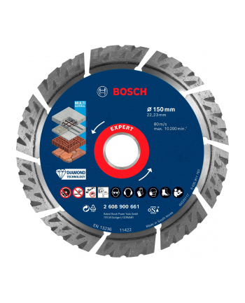 bosch powertools Bosch MultiMat DIA TS 150x22.23x2.4x12mm - 2608900661 EXPERT RANGE