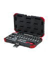 Gedore Red socket wrench set 1/4 SW4-13mm 33 pieces - 3300051 - nr 1