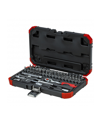 Gedore Red socket wrench set 1/4 SW4-14mm 46 pieces - 3300052