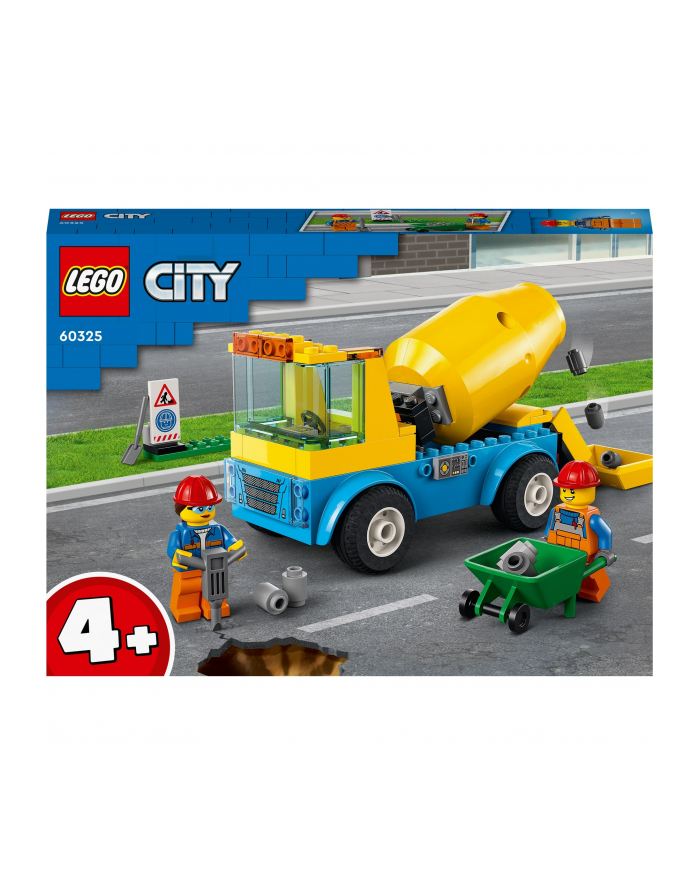 LEGO CITY 4+ Ciężarówka z betoniarką 60325 główny