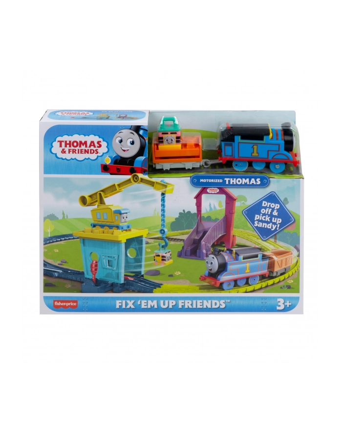 Fisher-Price Tomek i Przyjaciele Dźwig Karolcia + Sandy HDY58 MATTEL główny