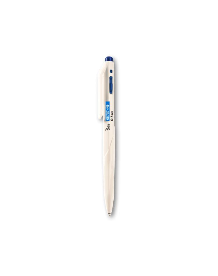 Długopis tetis KD707-NB 0,7mm obudowa biała wkład olejowy niebieski p25 główny