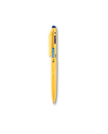 Długopis tetis KD708-NY 1mm obudowa żółta wkład olejowy niebieski p25