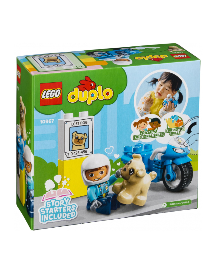 LEGO 10967 DUPLO TOWN Motocykl policyjny p4 główny