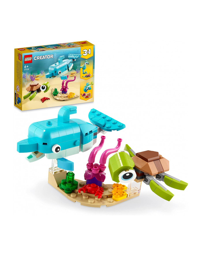 LEGO 31128 CREATOR Delfin i żółw p4 główny