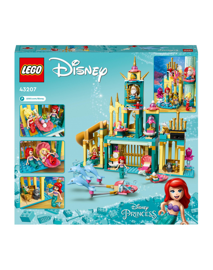 LEGO 43207 DISNEY PRINCESS Podwodny pałac Arielki p4 główny