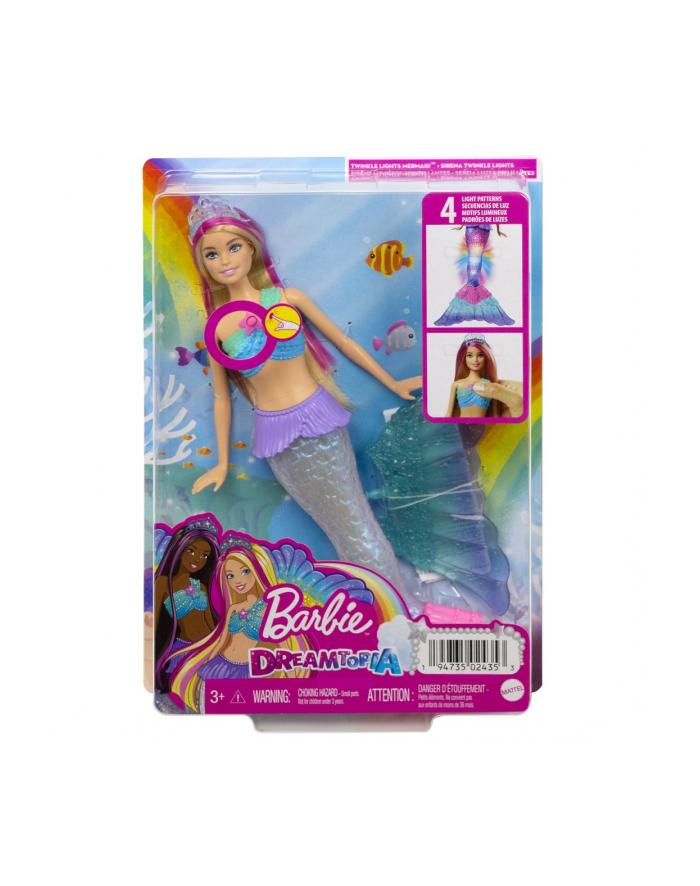 Barbie Lalka Dreamtopia Syrenka migoczące światełka HDJ36 p4 MATTEL główny