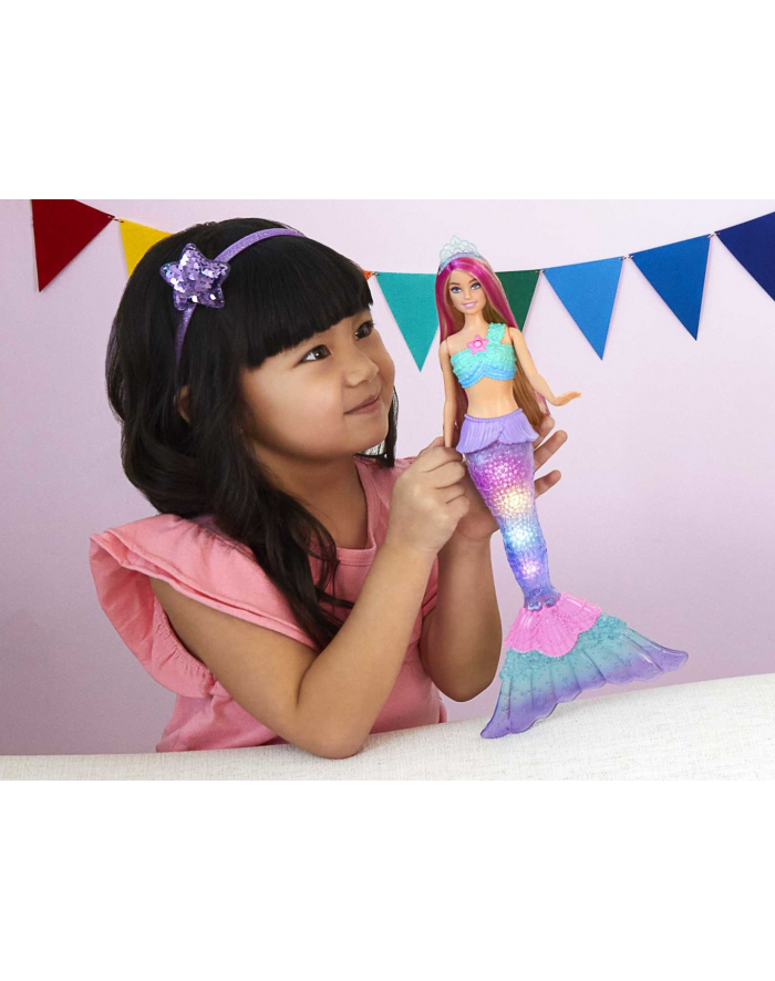 Barbie Lalka Dreamtopia Syrenka migoczące światełka HDJ36 p4 MATTEL główny