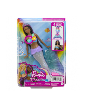 Barbie Lalka Brooklyn Syrenka migoczące światełka HDJ37 MATTEL