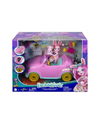 Enchantimals Króliczkowy pojazd do zabawy HCF85 p2 MATTEL