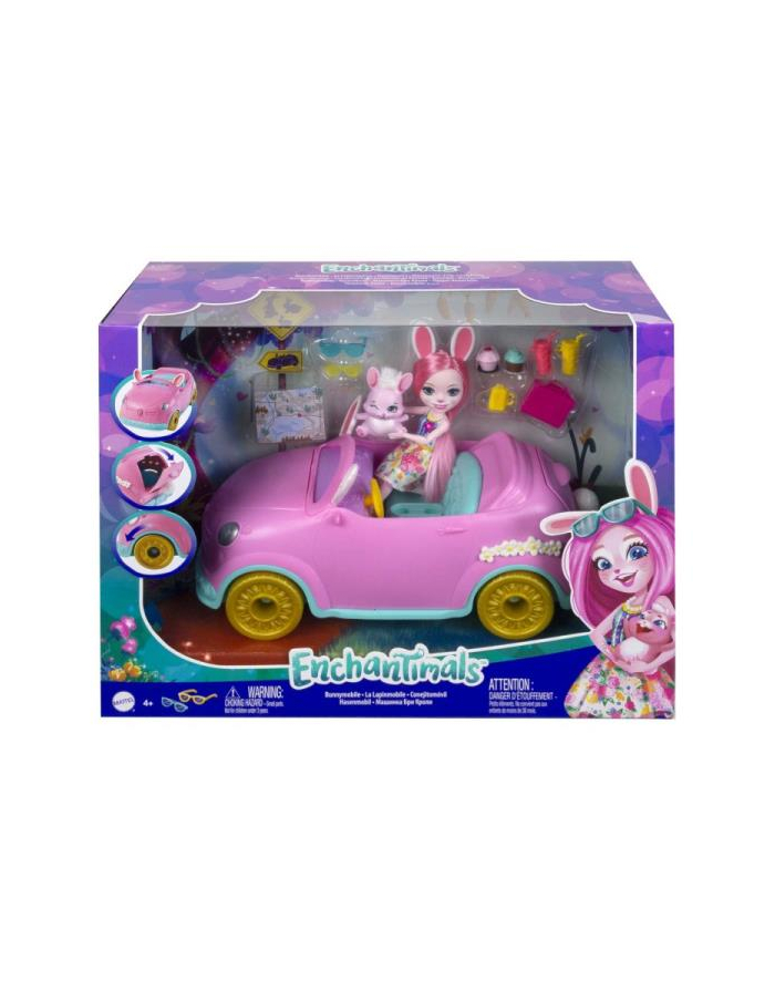 Enchantimals Króliczkowy pojazd do zabawy HCF85 p2 MATTEL główny