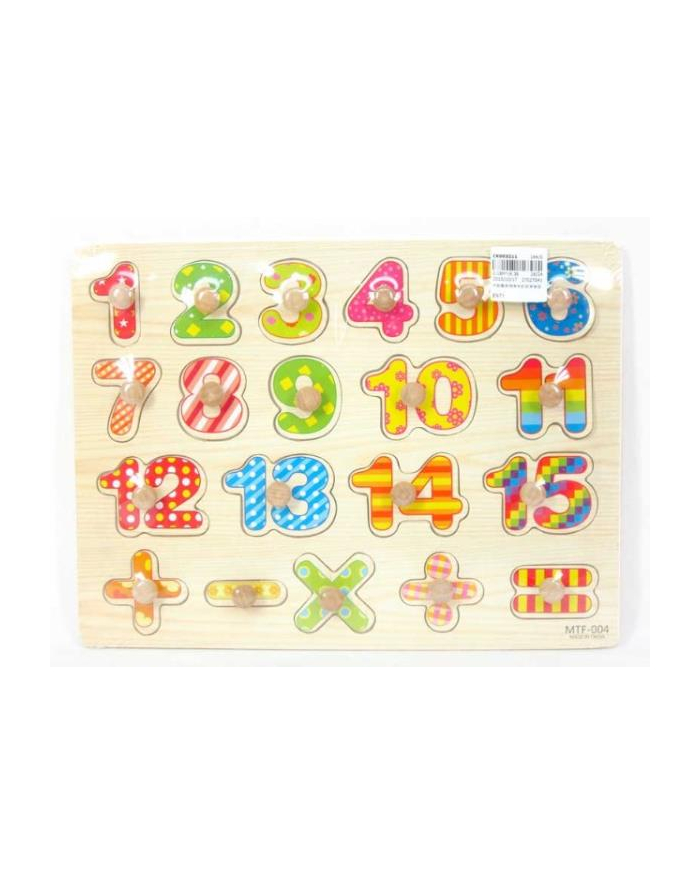 bigtoys Puzzle drewniane Cyferki BPUZ5325 główny