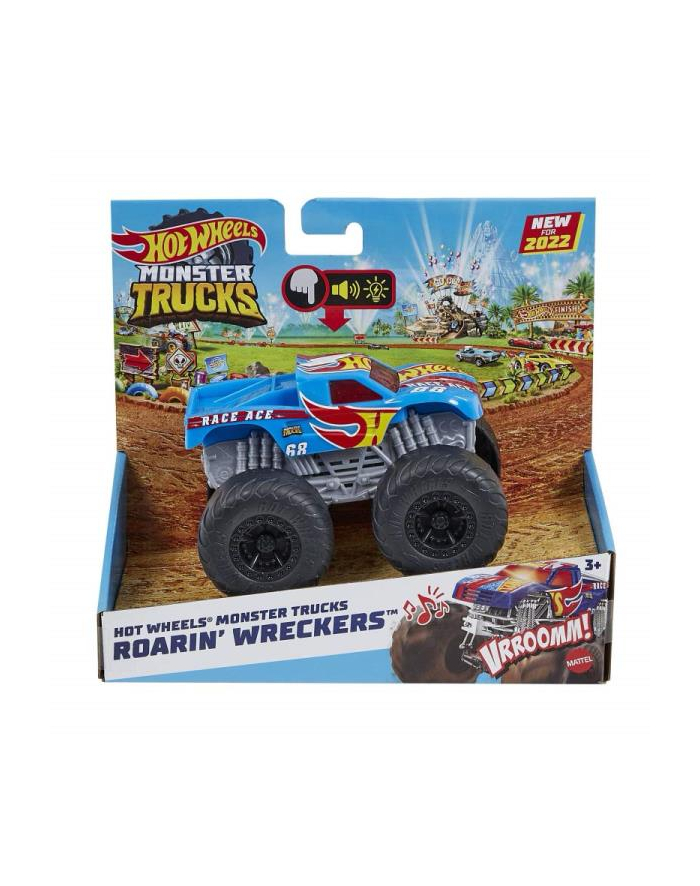 Hot Wheels Monster Truck Roarin Wreckers Pojazd 1:43 HDX60 p4 MATTEL główny