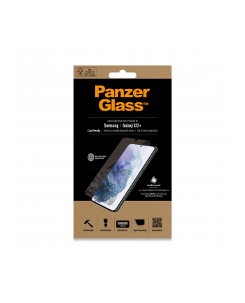 panzerglass Szkło hartowane E2E Microfracture Samsung S22+ S906 Case Friendly    AniBacterial