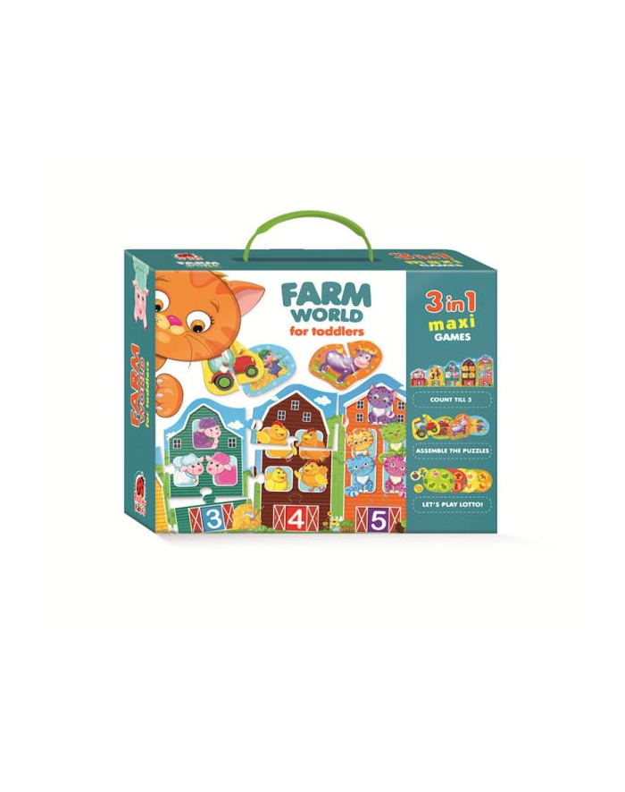 Gra edukacyjna Farm world for toddlers RK1310-01 Roter Kafer główny