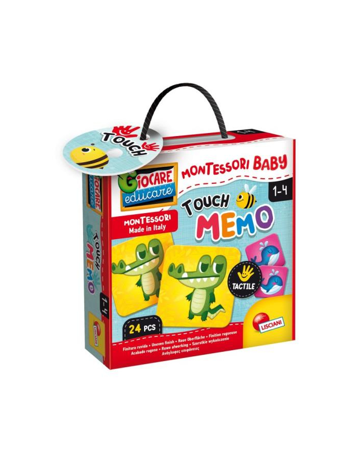 lisciani giochi Montessori baby touch Memo gra pamięciowa LISCIANI pudełko 92703 główny