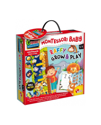 lisciani giochi Montessori baby Raffy wzrost i zabawa LISCIANI pudełko 92789
