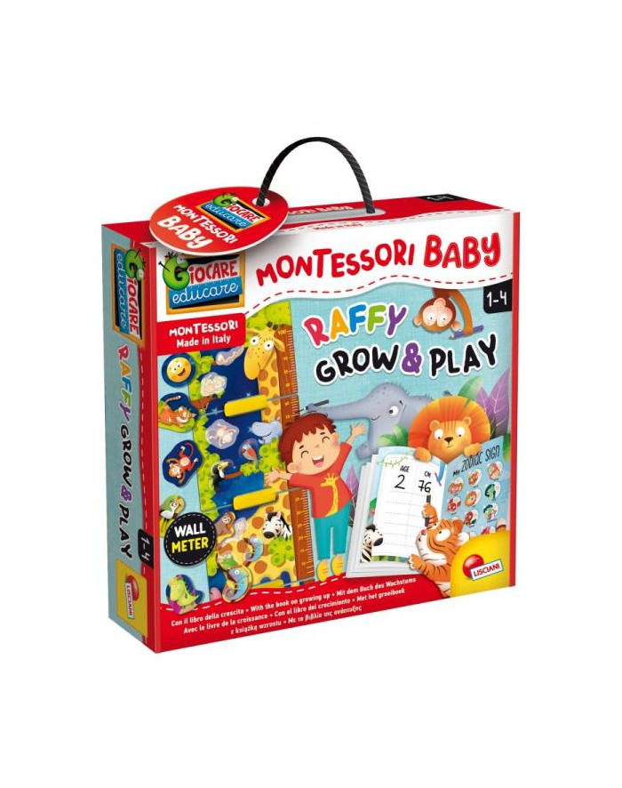 lisciani giochi Montessori baby Raffy wzrost i zabawa LISCIANI pudełko 92789 główny