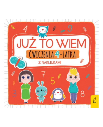 foksal Książka Już to wiem. Ćwiczenia 4-latka z naklejkami